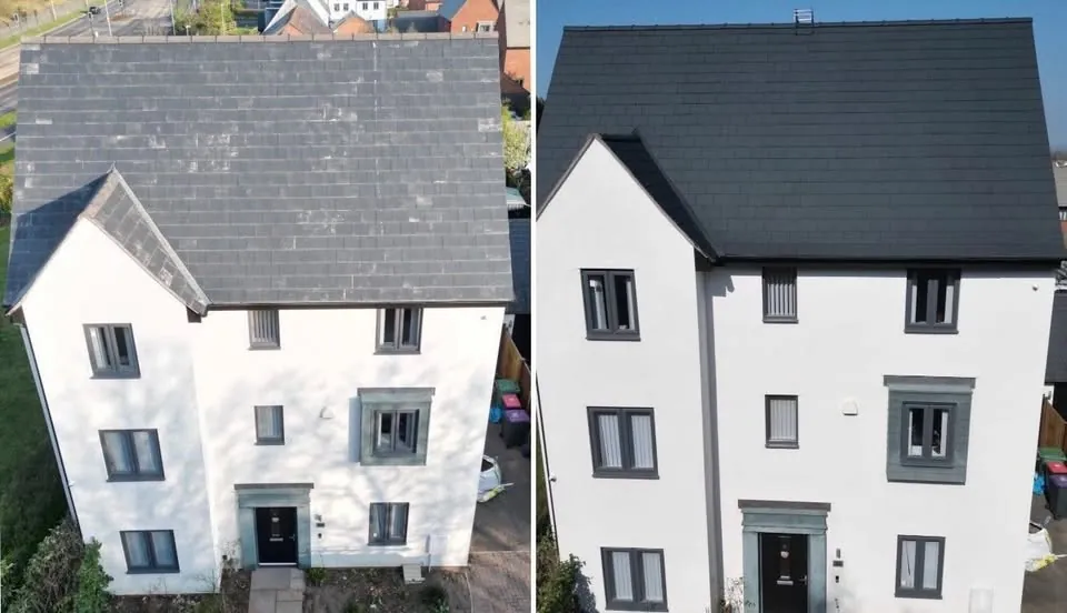 Avant / après toiture à Orléans