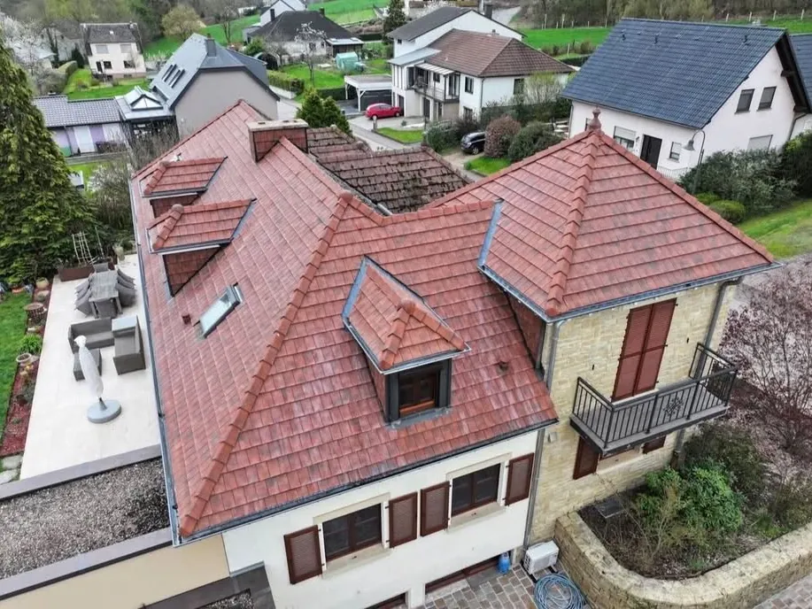 Toiture aérienne, agglomération à Orléans